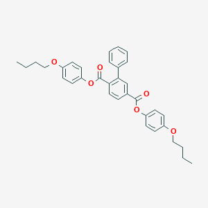 molecular formula C34H34O6 B391090 Bis(4-butoxyphenyl) biphenyl-2,5-dicarboxylate 