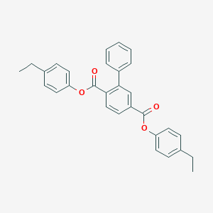 molecular formula C30H26O4 B391126 BIS(4-ETHYLPHENYL) BIPHENYL-2,5-DICARBOXYLATE 