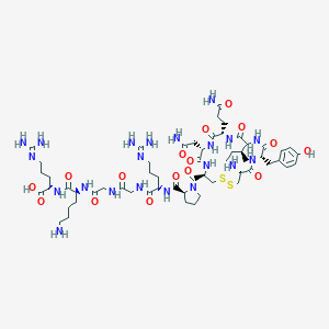 molecular formula C57H93N21O16S2 B039119 Hydrin 1 CAS No. 122842-47-1