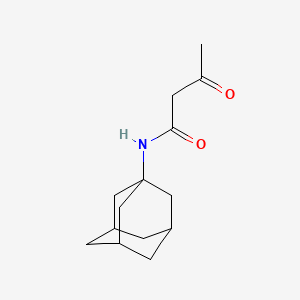 molecular formula C14H21NO2 B3912024 N-(1-ADAMANTYL)-3-OXO-BUTANAMIDE CAS No. 6082-54-8