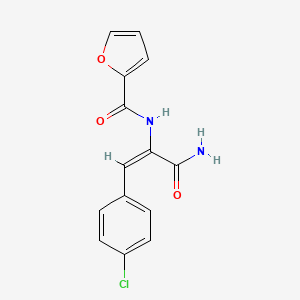 molecular formula C14H11ClN2O3 B3912345 Magnesium, 2-butenylchloro- 