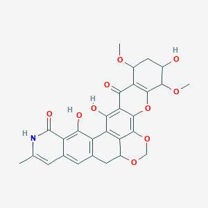 molecular formula C28H25NO10 B039124 Actinoplanone D CAS No. 116200-81-8