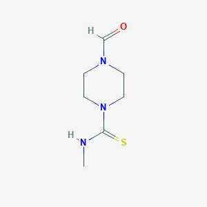 molecular formula C7H13N3OS B039130 4-formyl-N-methylpiperazine-1-carbothioamide CAS No. 113049-34-6