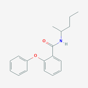 molecular formula C18H21NO2 B3913139 N-(pentan-2-yl)-2-phenoxybenzamide 