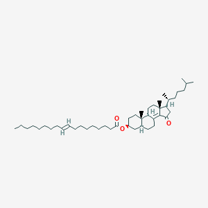 molecular formula C45H76O3 B039134 15-Ketosteryl oleate CAS No. 112757-40-1
