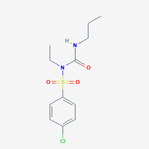 molecular formula C12H17ClN2O3S B039135 N(1)-Ethylchlorpropamide CAS No. 117048-15-4