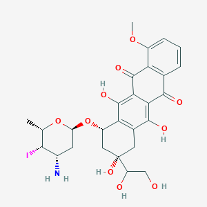 molecular formula C27H30INO10 B039144 4'-Deoxy-4'-iododoxorubicinol CAS No. 111865-30-6