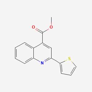 molecular formula C15H11NO2S B3914517 methyl 2-(2-thienyl)-4-quinolinecarboxylate 