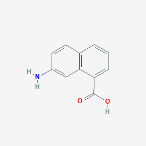 molecular formula C11H9NO2 B039154 7-Aminonaphthalene-1-carboxylic acid CAS No. 116530-10-0