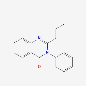 molecular formula C18H18N2O B3915402 2-butyl-3-phenylquinazolin-4(3H)-one 