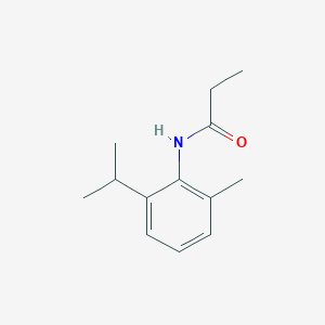 molecular formula C13H19NO B3916352 N-(2-methyl-6-propan-2-ylphenyl)propanamide 