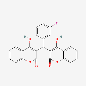 molecular formula C25H15FO6 B3916436 coumarin CAS No. 6160-02-7