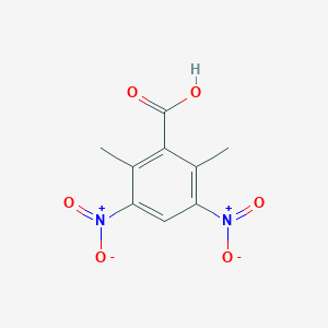 molecular formula C9H8N2O6 B039168 2,6-Dimethyl-3,5-dinitrobenzoic acid CAS No. 118561-70-9