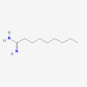 molecular formula C9H20N2 B039173 Nonanimidamide CAS No. 117814-18-3