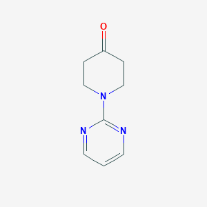 molecular formula C9H11N3O B039174 1-Pyrimidin-2-yl-piperidin-4-one CAS No. 116247-92-8