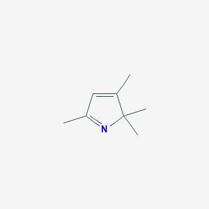 molecular formula C8H13N B039181 2,2,3,5-tetramethyl-2H-pyrrole CAS No. 122546-85-4