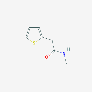 molecular formula C7H9NOS B3918238 N-methyl-2-thiophen-2-ylacetamide 