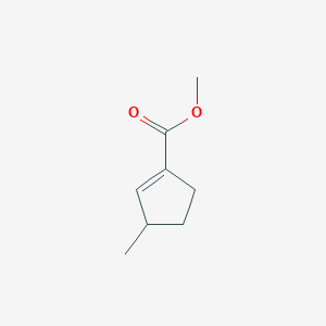 molecular formula C8H12O2 B039184 Methyl 3-methylcyclopentene-1-carboxylate CAS No. 114614-92-5