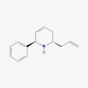 molecular formula C14H17N B391896 2-allyl-6-phenyl-1,2,3,6-tetrahydropyridine 