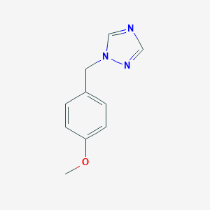 molecular formula C10H11N3O B039196 1-(4-Methoxybenzyl)-1,2,4-triazole CAS No. 115201-42-8