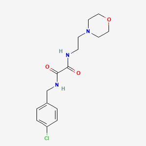 molecular formula C15H20ClN3O3 B3920015 N-(4-chlorobenzyl)-N'-[2-(morpholin-4-yl)ethyl]ethanediamide CAS No. 6215-82-3