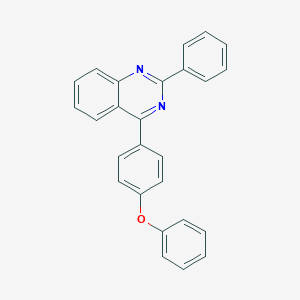 molecular formula C26H18N2O B392048 4-(4-Phenoxyphenyl)-2-phenylquinazoline CAS No. 313259-31-3