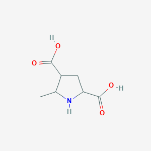 molecular formula C7H11NO4 B039207 5-methylpyrrolidine-2,4-dicarboxylic Acid CAS No. 117835-09-3