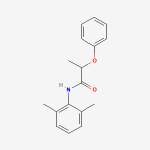 molecular formula C17H19NO2 B3920757 N-(2,6-dimethylphenyl)-2-phenoxypropanamide 
