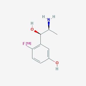 molecular formula C9H12FNO2 B039215 6-Fluorometaraminol CAS No. 112113-61-8