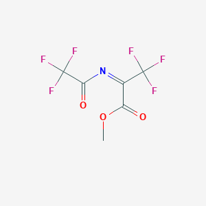 Methyl 3,3,3-trifluoro-2-(2,2,2-trifluoroacetyl)iminopropanoate