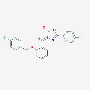 4-[2-(4-Chloro-benzyloxy)-benzylidene]-2-p-tolyl-4H-oxazol-5-one