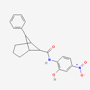 molecular formula C20H20N2O4 B3921822 N-(2-hydroxy-4-nitrophenyl)-7-phenylbicyclo[3.1.1]heptane-6-carboxamide 