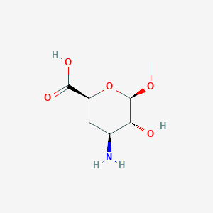 beta-D-xylo-Hexopyranosiduronic acid, methyl 3-amino-3,4-dideoxy-(9CI)