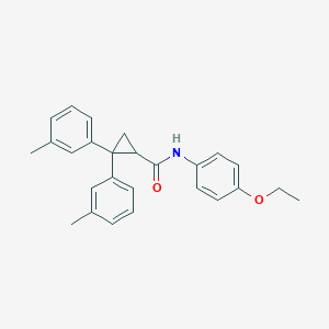 N-(4-ethoxyphenyl)-2,2-bis(3-methylphenyl)cyclopropanecarboxamide
