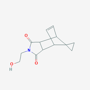 4-(2-Hydroxyethyl)-spiro[4-azatricyclo[5.2.1.0~2,6~]dec-8-ene-10,1'-cyclopropane]-3,5-dione