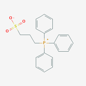molecular formula C21H21O3PS B039226 3-(Triphenylphosphonio)propane-1-sulfonate CAS No. 116154-22-4