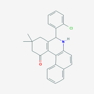 5-(2-chlorophenyl)-3,3-dimethyl-3,4,5,6-tetrahydrobenzo[a]phenanthridin-1(2H)-one