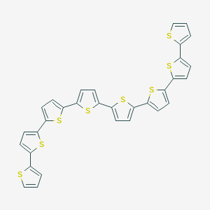 molecular formula C32H18S8 B039230 alpha-Octithiophene CAS No. 113728-71-5