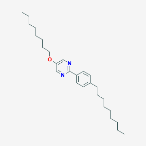 molecular formula C27H42N2O B039240 2-(4-Nonylphenyl)-5-(octyloxy)pyrimidine CAS No. 121640-69-5