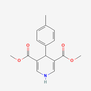 molecular formula C16H17NO4 B3924442 Dimethyl 4-(4-methylphenyl)-1,4-dihydropyridine-3,5-dicarboxylate CAS No. 56820-25-8
