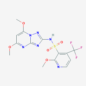 molecular formula C14H13F3N6O5S B039247 Pyroxsulam CAS No. 422556-08-9