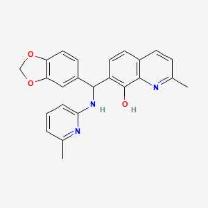 molecular formula C24H21N3O3 B3925040 Oxyquinoline, D2, #2 
