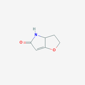 molecular formula C6H7NO2 B039265 3a,4-dihydro-2H-furo[3,2-b]pyrrol-5(3H)-one CAS No. 118535-01-6