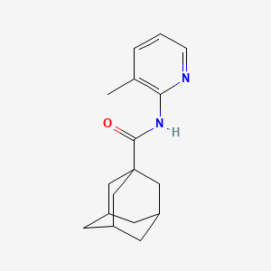 molecular formula C17H22N2O B3926979 N-(3-methylpyridin-2-yl)adamantane-1-carboxamide 