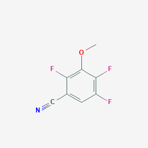molecular formula C8H4F3NO B039277 2,4,5-Trifluoro-3-methoxybenzonitrile CAS No. 112811-63-9
