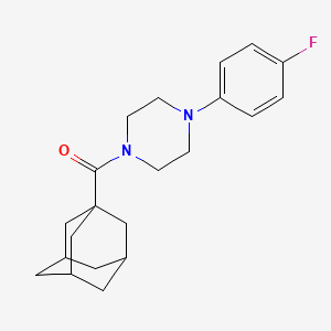 molecular formula C21H27FN2O B3927991 Adamantanyl 4-(4-fluorophenyl)piperazinyl ketone 