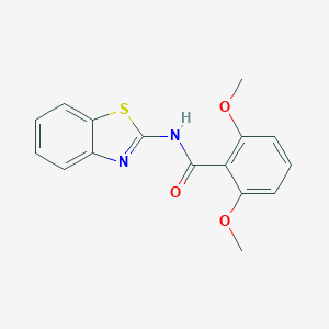 molecular formula C16H14N2O3S B392813 N-(1,3-benzothiazol-2-yl)-2,6-dimethoxybenzamide 