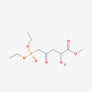 molecular formula C10H19O7P B039283 Methyl 5-diethoxyphosphoryl-2-hydroxy-4-oxopentanoate CAS No. 113848-01-4