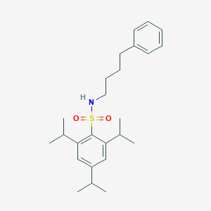 molecular formula C25H37NO2S B392836 N-(4-phenylbutyl)-2,4,6-tri(propan-2-yl)benzenesulfonamide 