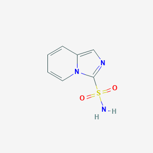 molecular formula C7H7N3O2S B039285 Imidazo[1,5-a]pyridine-3-sulfonamide CAS No. 112582-18-0